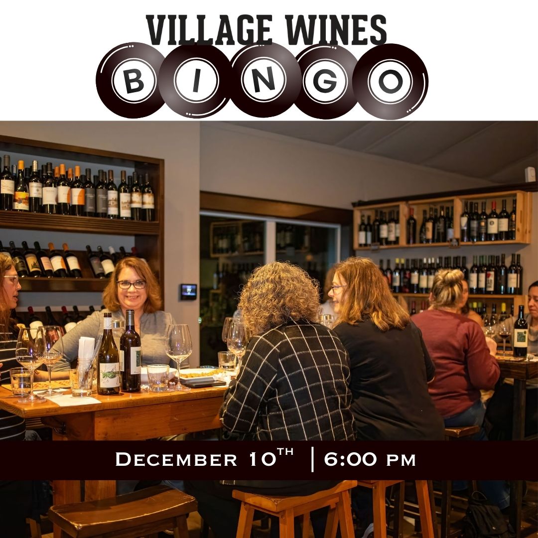 Village Wines Events Bingo 12.10.2025